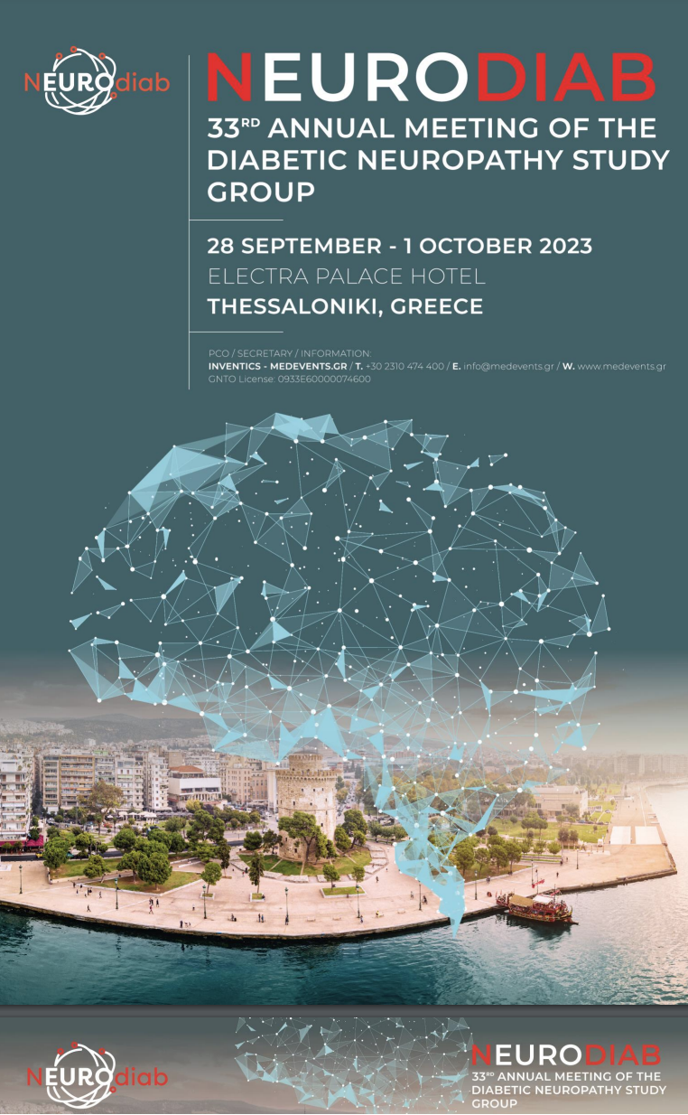 33rd Annual Meeting of the Diabetic Neuropathy Study Group (28/9 - 1/10/2023, T